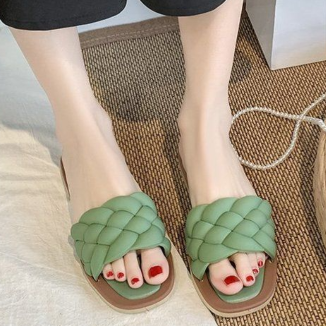 Damen-Sandalen, offene Zehe, elegant, Kunstleder-2