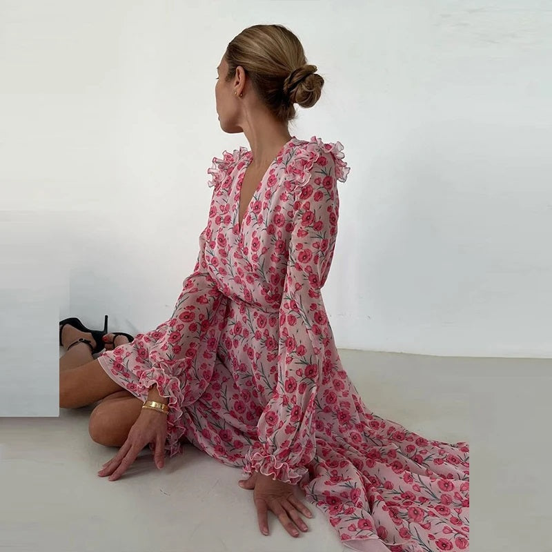 Damen-Kleid, Boho, leichte Baumwolle 6