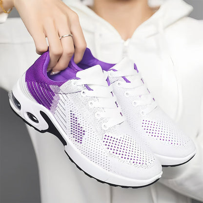 Damen-Sneaker, Freizeit, Mesh-Material, atmungsaktives Design-5