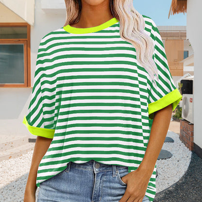 Variantenbild für Damen-T-Shirt, kurzärmelig, Rundhals, 100% Baumwolle-46