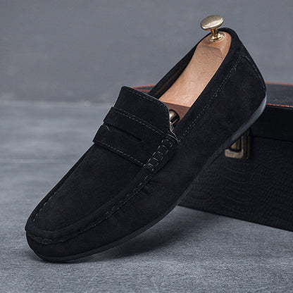 Herrenschuhe, Wildleder, weiche Sohle, komfortabel, Design, synthetisches Leder-1