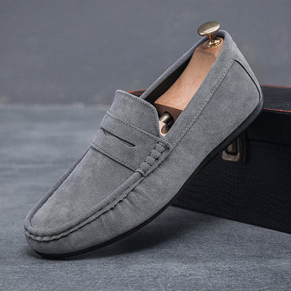 Herrenschuhe, Wildleder, weiche Sohle, komfortabel, Design, synthetisches Leder-5
