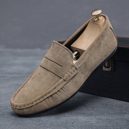 Herrenschuhe, Wildleder, weiche Sohle, komfortabel, Design, synthetisches Leder-6