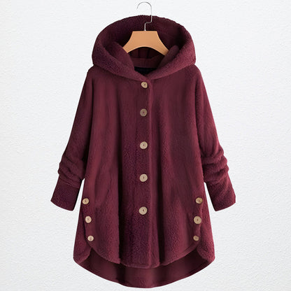 Variant image for Damenjacke Fleece Kapuzenjacke Polyester Lässig-31
