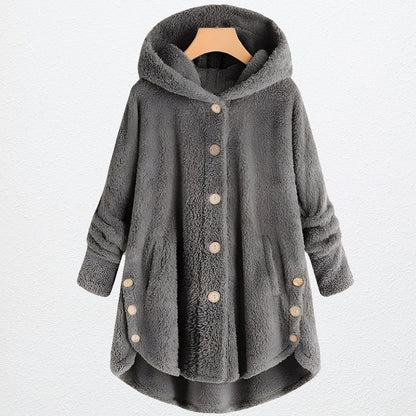 Variant image for Damenjacke Fleece Kapuzenjacke Polyester Lässig-11