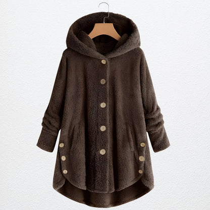 Variant image for Damenjacke Fleece Kapuzenjacke Polyester Lässig-21