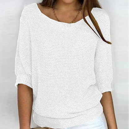 Variant image for Damen-Rundhalspullover, Dreiviertelärmel, Polyester-81