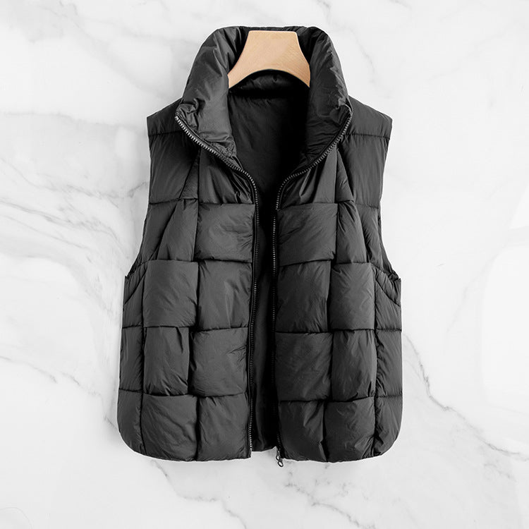 Damen-Daunenweste, elegant, designt, für Layering-Styling-5