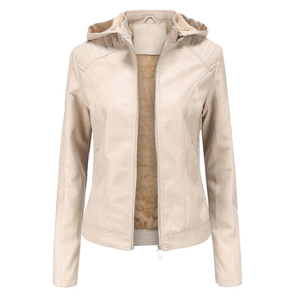 Variant image for Damen-Lederjacke, vielseitiger Stil, hochwertig-25