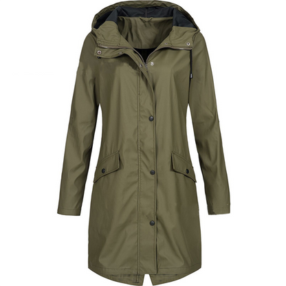 Damenjacke Warmes Polyester Modernes Design für Kalte Tage-2