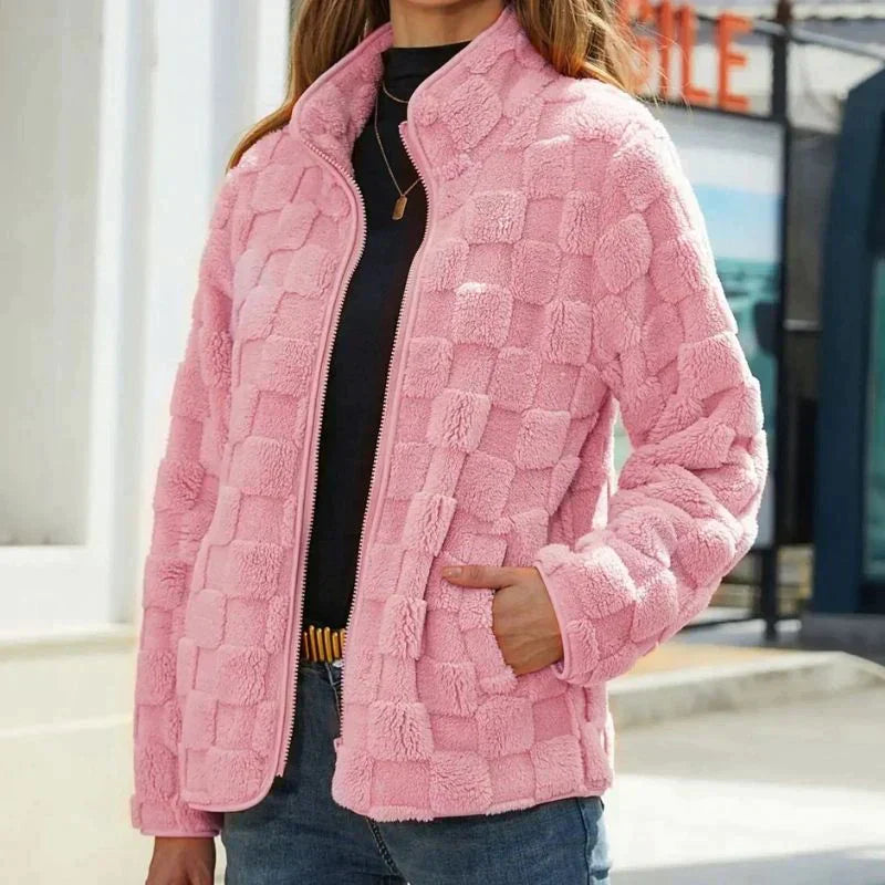 Variant image for Damen-Fleecejacke, kurz, modernes Design, weicher Fleece-16