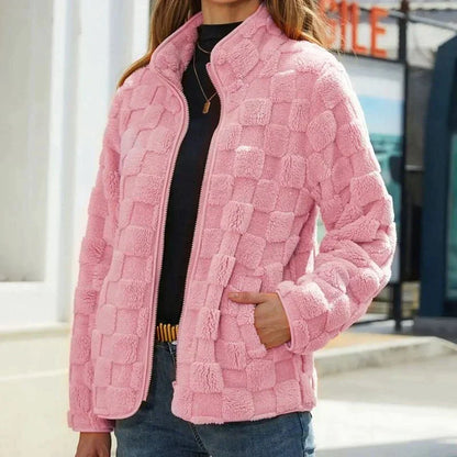 Variant image for Damen-Fleecejacke, kurz, modernes Design, weicher Fleece-16