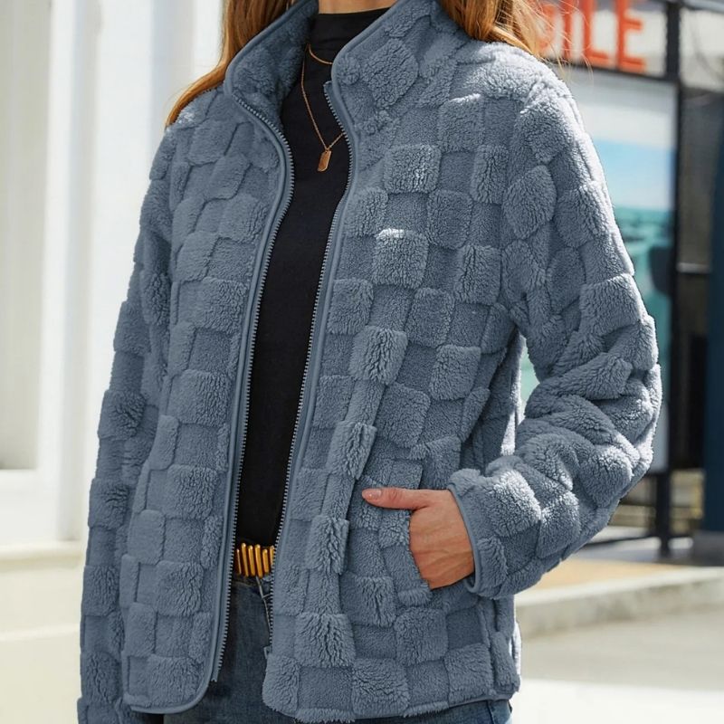 Variant image for Damen-Fleecejacke, kurz, modernes Design, weicher Fleece-21