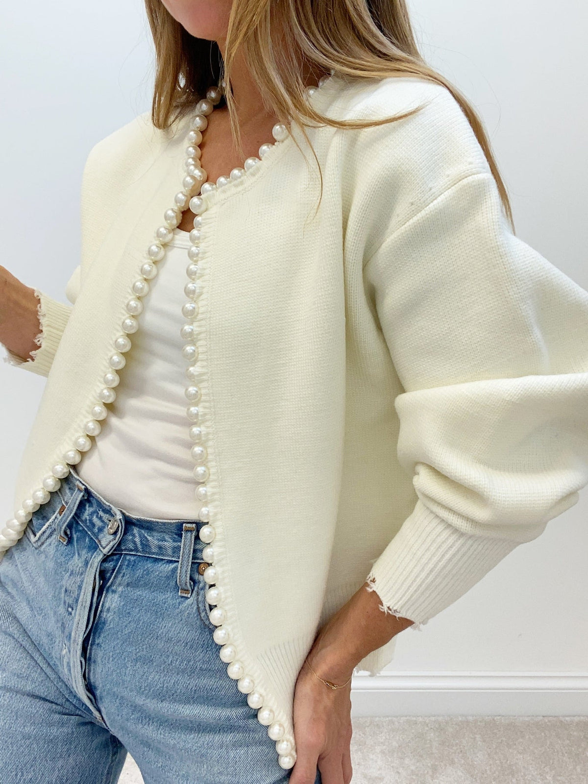 Damenjacke Perlkantenjacke Modern Design Hochwertiges Polyester-1