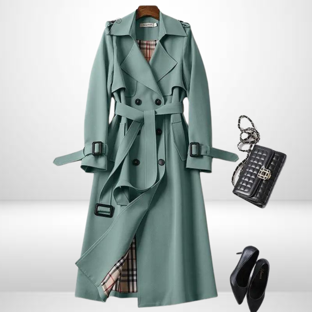 Variant image for Damen-Lange Winterjacke, Moderne Wolle, Polyester-36