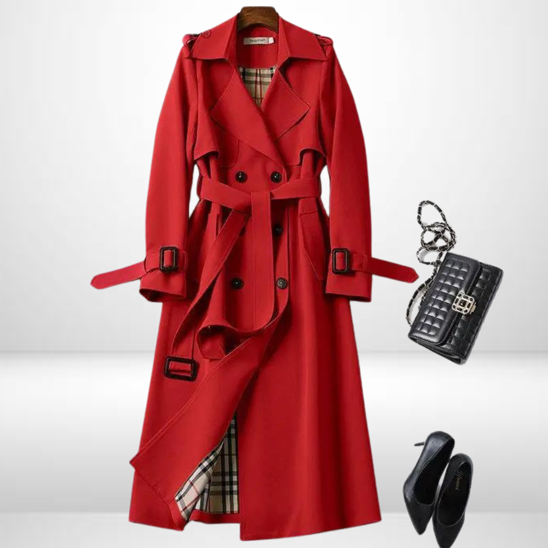 Variant image for Damen-Lange Winterjacke, Moderne Wolle, Polyester-29