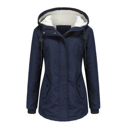 Damen-Regenmantel, elegant, wasserdicht, Polyesterfaser-3