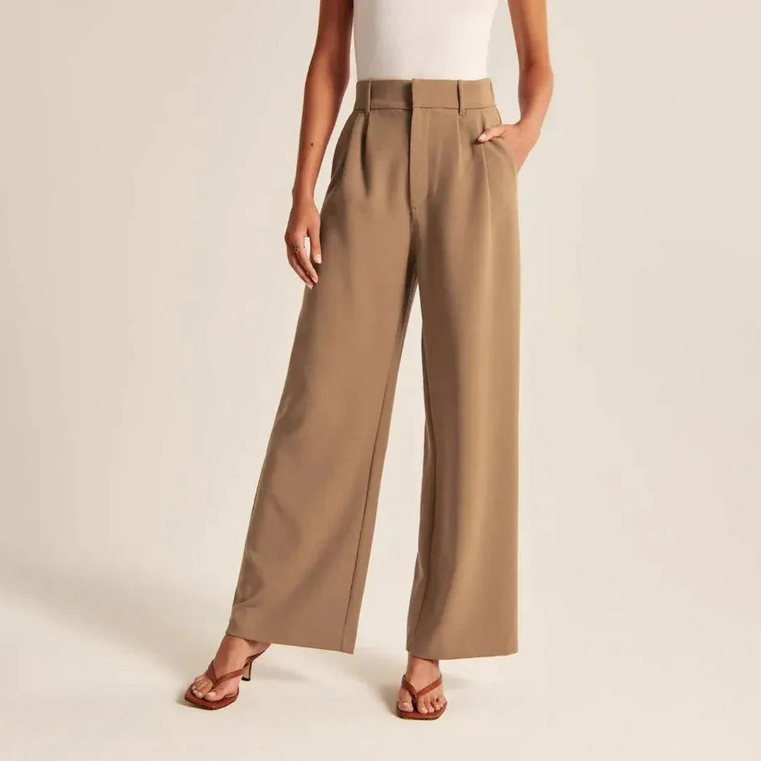 Variant image for Damen-Anzughose, hohe Taille, stretchiger Stoff, elegantes Design-9