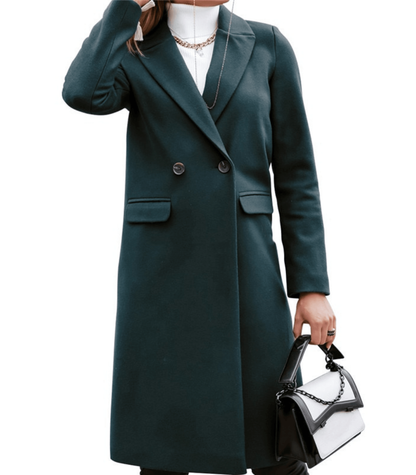 Variant image for Damenjacke Lässig Weicher Stoff mit Taschen-5