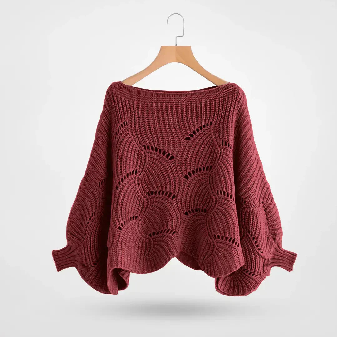 Damen Schultertuch Elegant Gestricktes Material 10