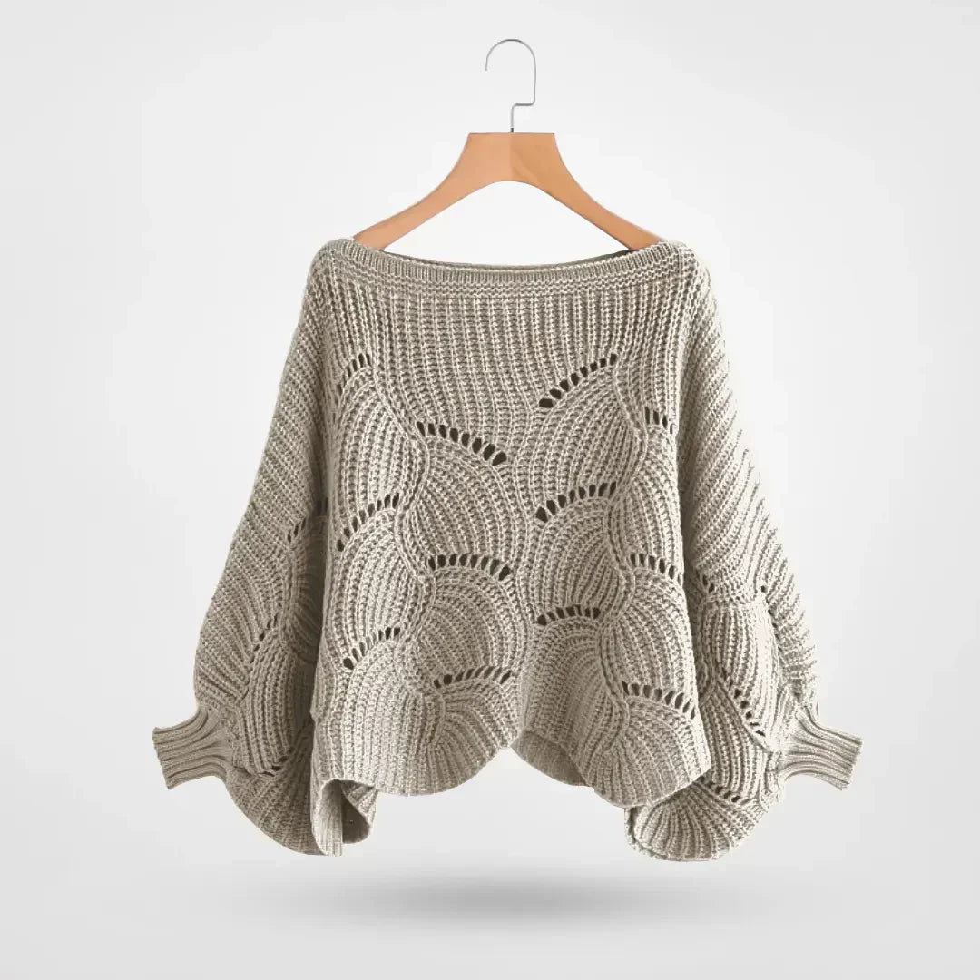 Damen Schultertuch Elegant Gestricktes Material 5