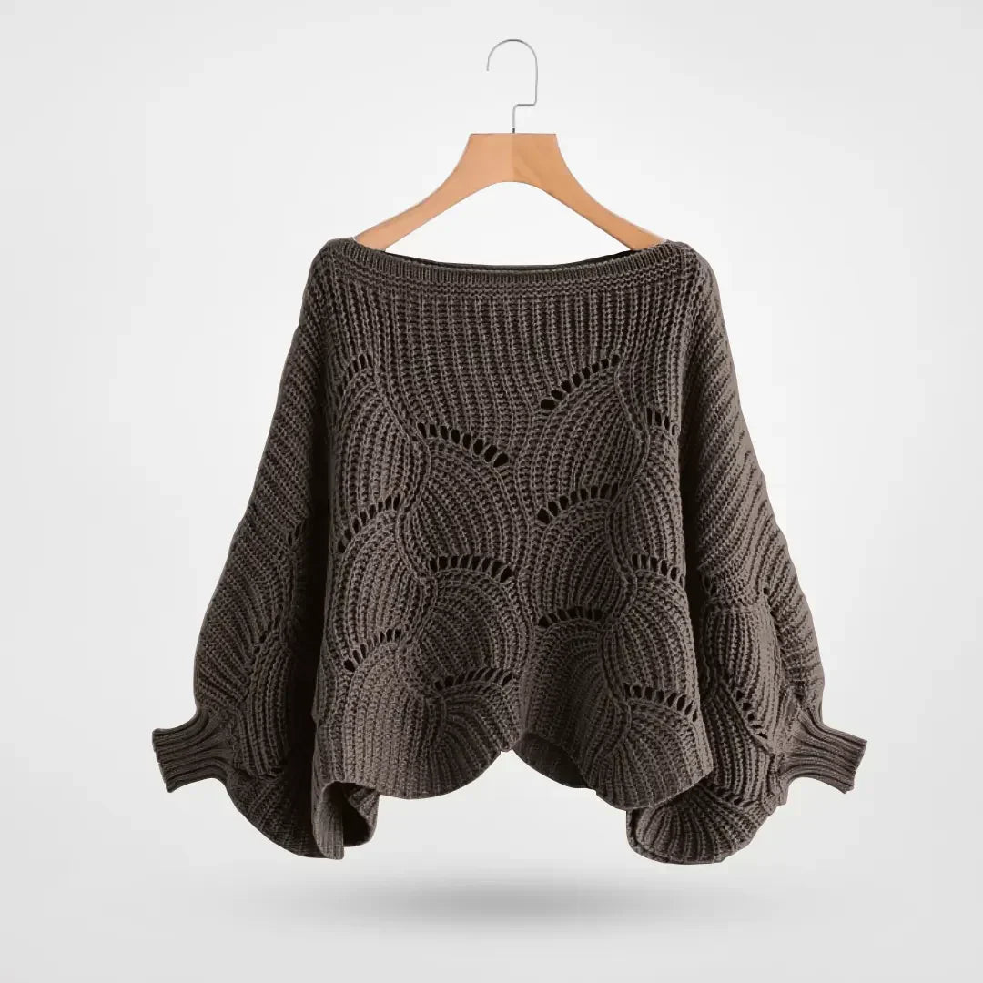 Damen Schultertuch Elegant Gestricktes Material 12