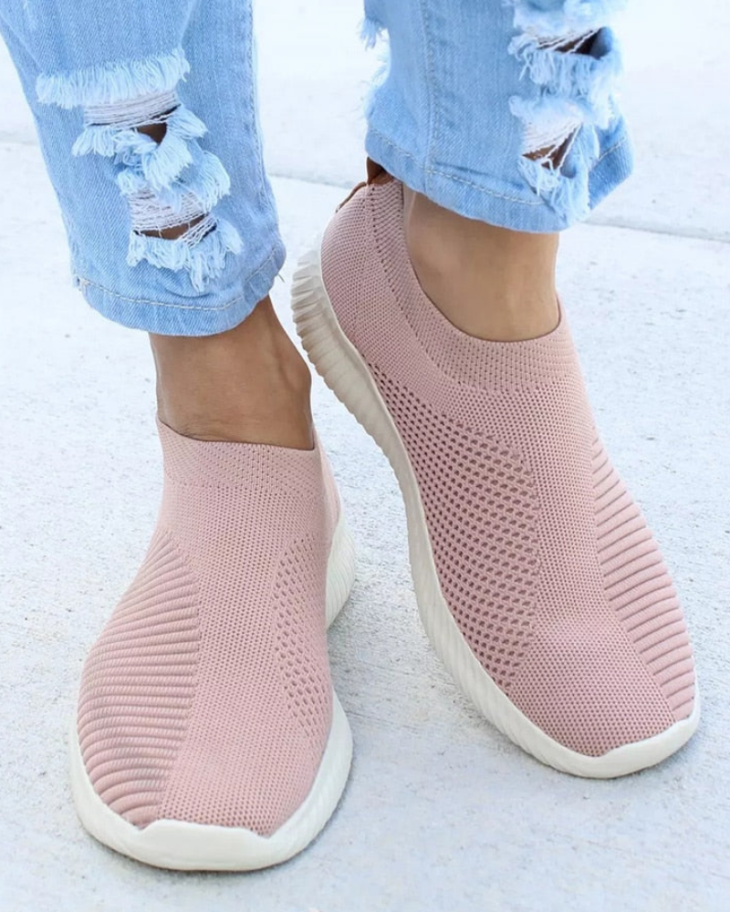 Damen Sneakers Leichte Atmungsaktive Synthetikmaterial für bequeme tägliche Nutzung-2