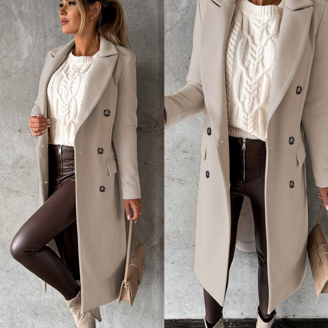 Damenjacke aus Polyester – Moderne Elegante Winterjacke in Schwarz, Blau und Grau, Warm und Bequem, Ideal für Alltag und Festlichkeiten 2
