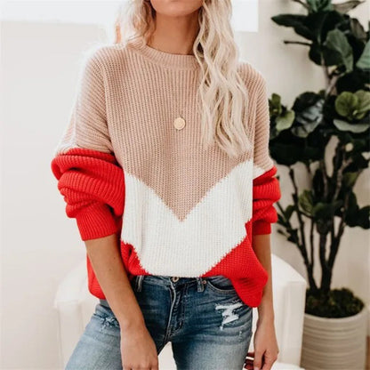 Variant image for Damen-Strickpullover, lässiges Design, weiches Material-5