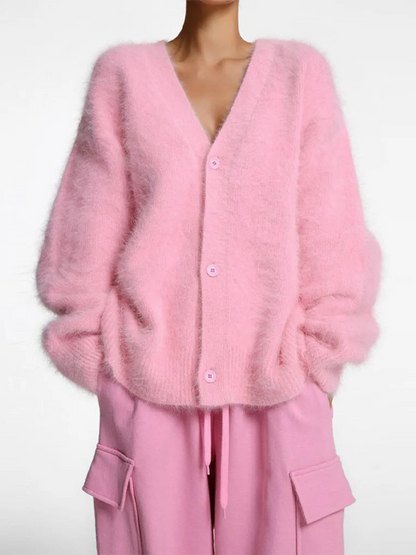 Variant image for Damen-Cardigan, klassischer Kaschmir-13