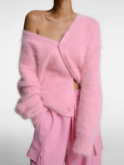 Damen-Cardigan, klassischer Kaschmir-5