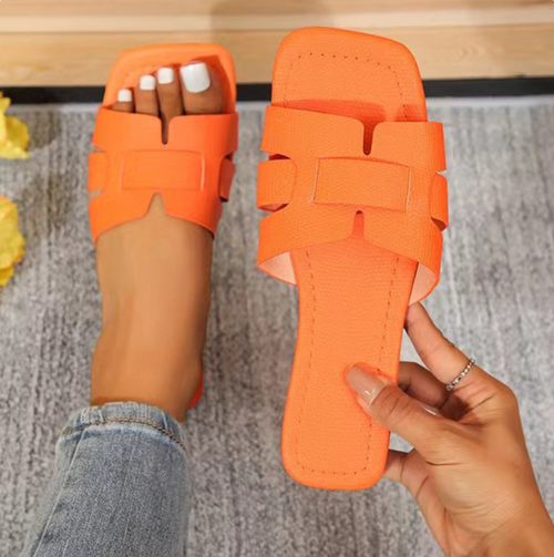 Damen-Sandalen, Flip-Flops, komfortables Synthetikmaterial-1