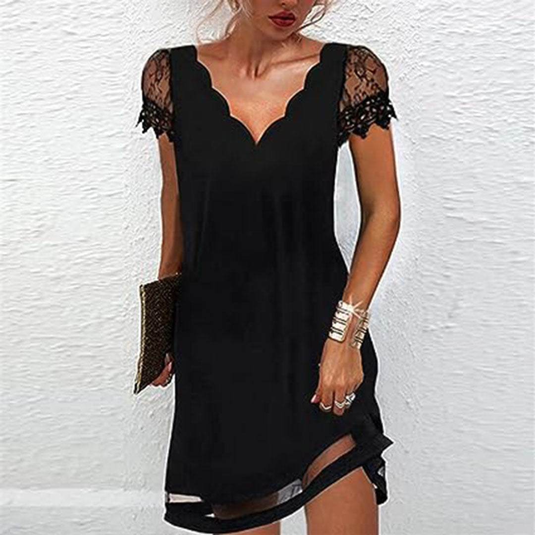 Damen-Sommerkleid, trendy, leichtes Material, atmungsaktives Design-1