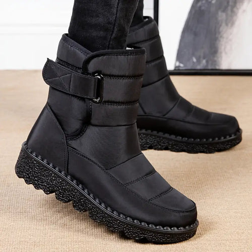 Damen Winterstiefel Isoliert Wasserdicht Minimalistisches Design-1