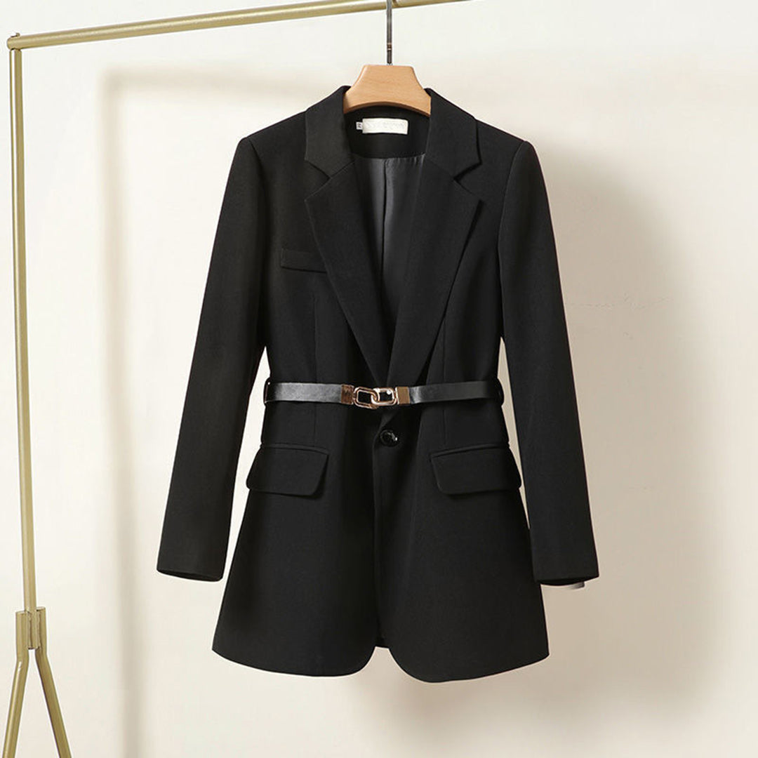 Damen-Blazer, modernes Design, Mikrofaser, strukturiert 8