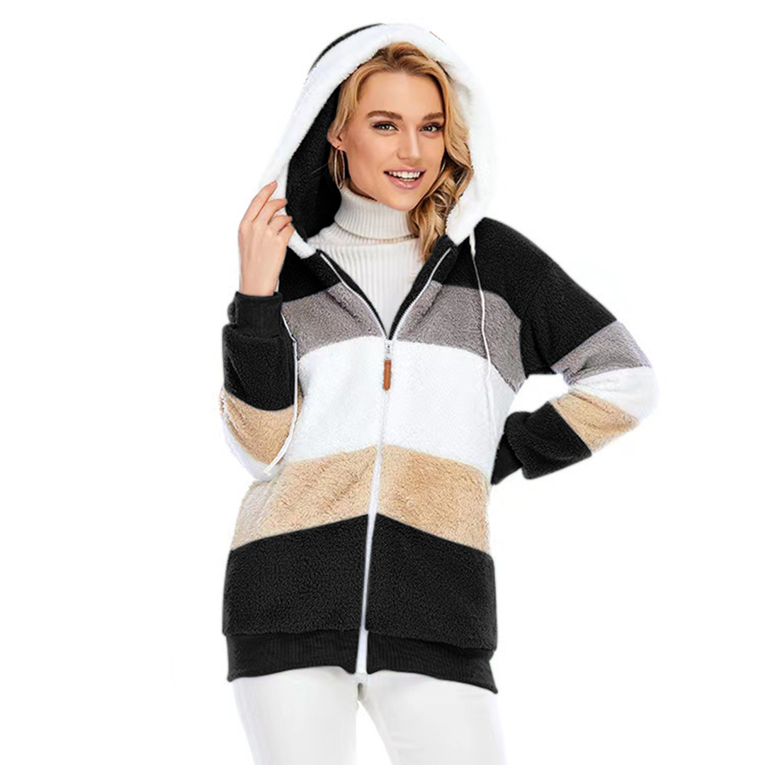 Variant image for Damen Winterjacke Gefütterte Kapuze Isolierendes Material-4