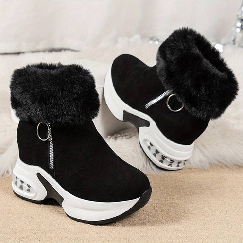 Damen-Stiefel, wasserabweisendes Fleecegefüttert, für Wintergebrauch-1