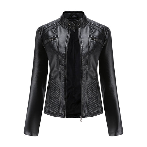 Damen-Lederjacke, elegantes Design, hochwertiges Leder 1