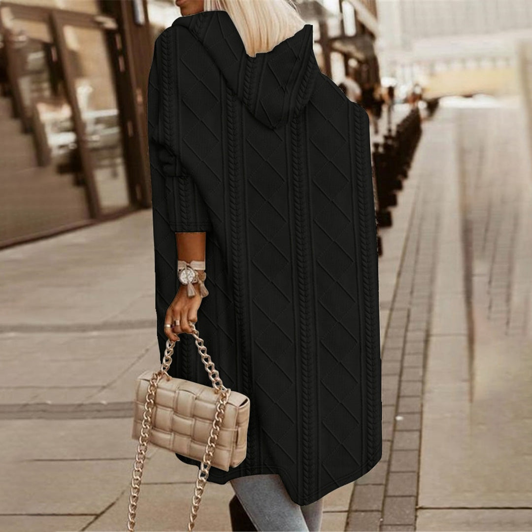 Damen-Mantel, figurbetont, elegant, hochwertiges Material-5