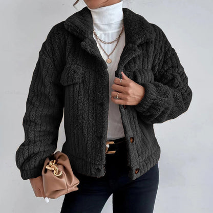 Variant image for Damen-Winterjacke Lang Isolierend Weiches Material-6