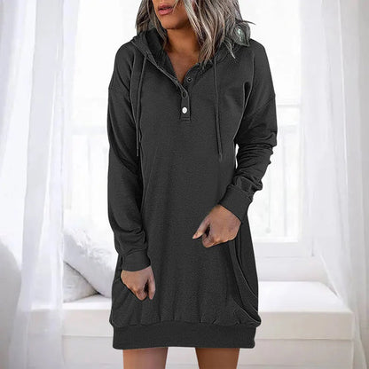 Damen-Hoodie-Cardigan in minimalistischem Design – weiche und langlebige Mischung, perfekt für Herbst- und Winteroutfits 7