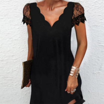 Damen-Sommerkleid, trendy, leichtes Material, atmungsaktives Design-2
