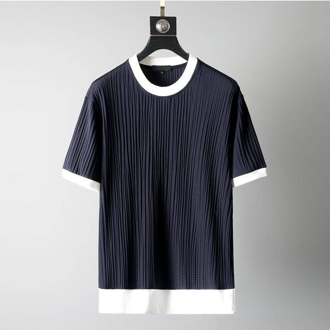 Herren-Sommerset mit kurzärmeligem T-Shirt und Shorts aus Polyester-2