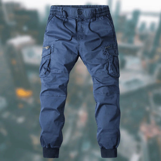Herren-Cargohose mit mehreren Taschen und nachhaltigem Material – moderne und bequeme Silhouette 1