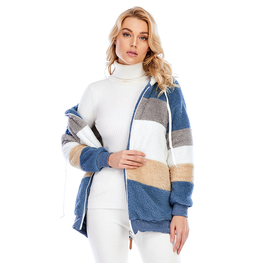 Variant image for Damen Winterjacke Gefütterte Kapuze Isolierendes Material-25