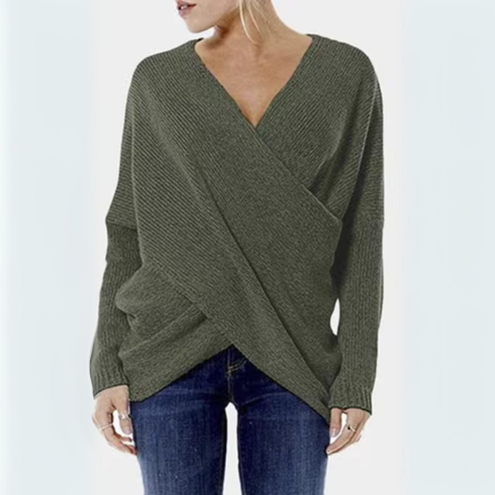 Oversize-Pullover für Damen aus natürlichem Material – weiches und elegantes Design für lässige und formelle Anlässe 2