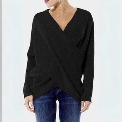 Oversize-Pullover für Damen aus natürlichem Material – weiches und elegantes Design für lässige und formelle Anlässe 3