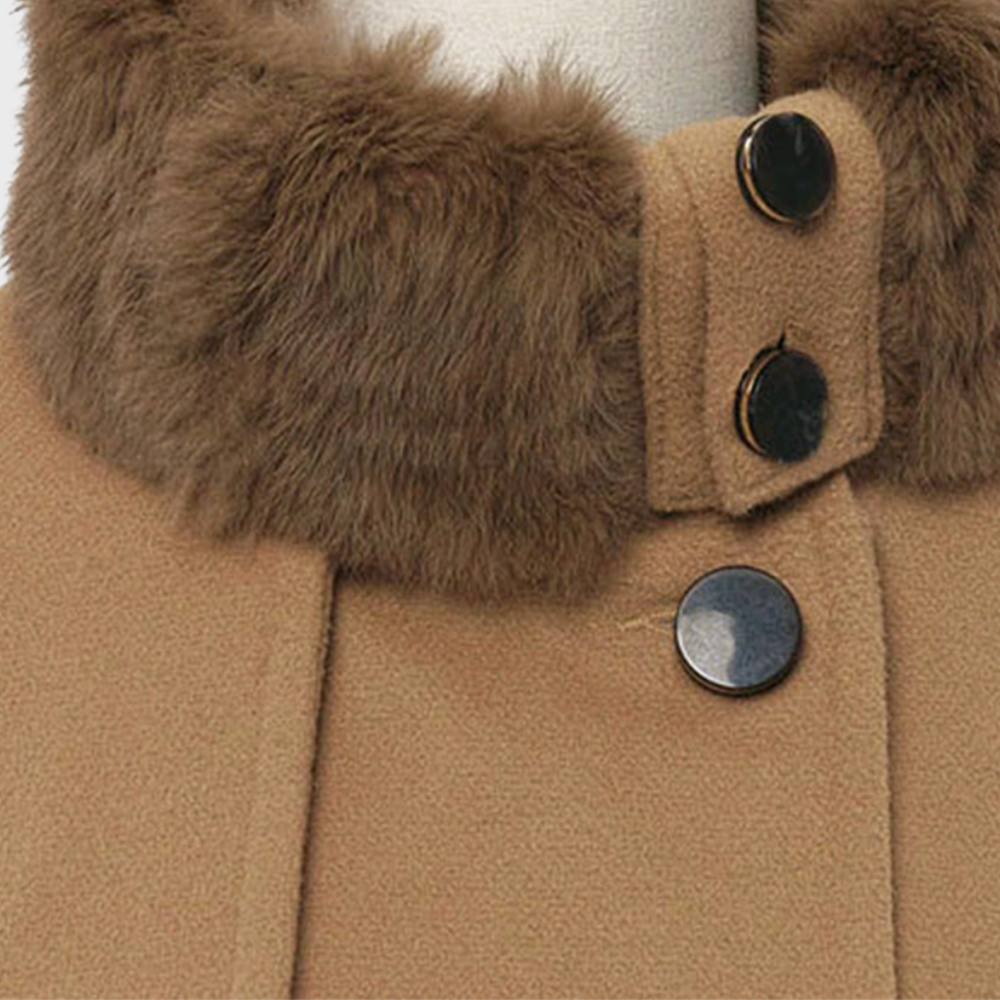 Damenjacke Voluminös Stil Polyester für Damen - Vielseitige Jacke für Frühling und Herbst-5