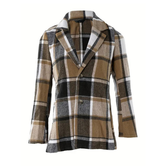 Damen-Blazer, tailliertes Polyester, elegant 1