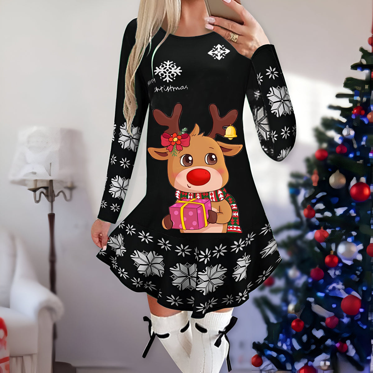 Variant image for Damen-Minikleid, glitzernd, leicht, Material, für festliche Anlässe-61